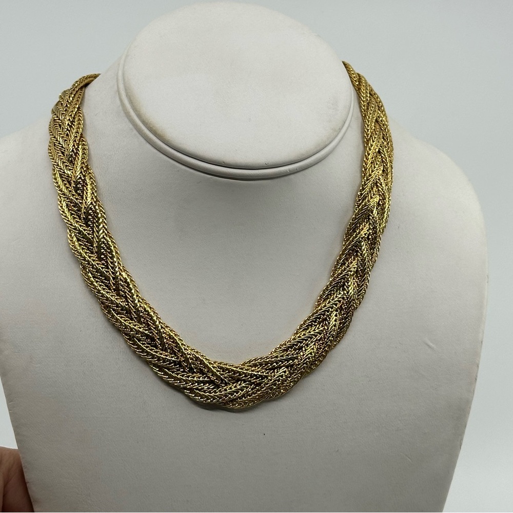 Cable Chain Necklace Stainless Steel  Gold Plated High Quality